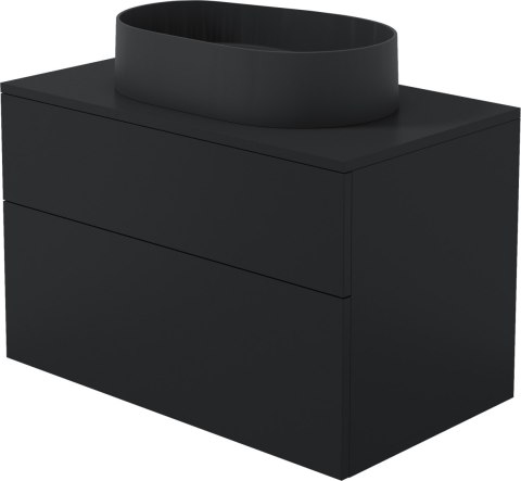 Szafka umywalkowa z umywalką granitową - 55x35 cm