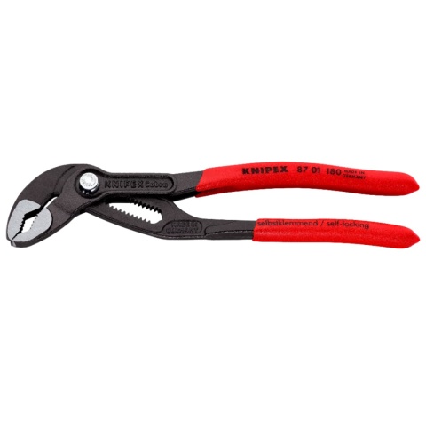 Szczypce nastawne do rur nowej generacji KNIPEX Cobra L180 Szczypce nastawne do rur nowej generacji KNIPEX Cobra L180