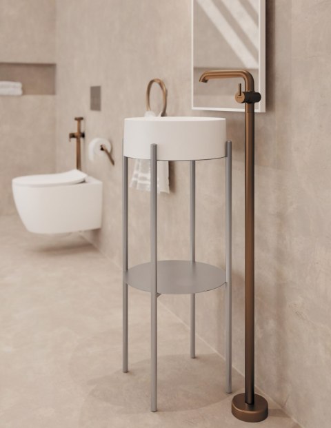 Wieszak na ręcznik ścienny - okrągły