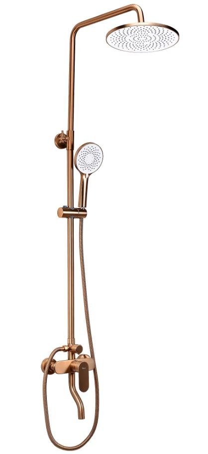 ZESTAW NATRYSKOWY DROP MIEDŹ SZCZOTKOWANA ZESTAW NATRYSKOWY DROP MIEDŹ SZCZOTKOWANA