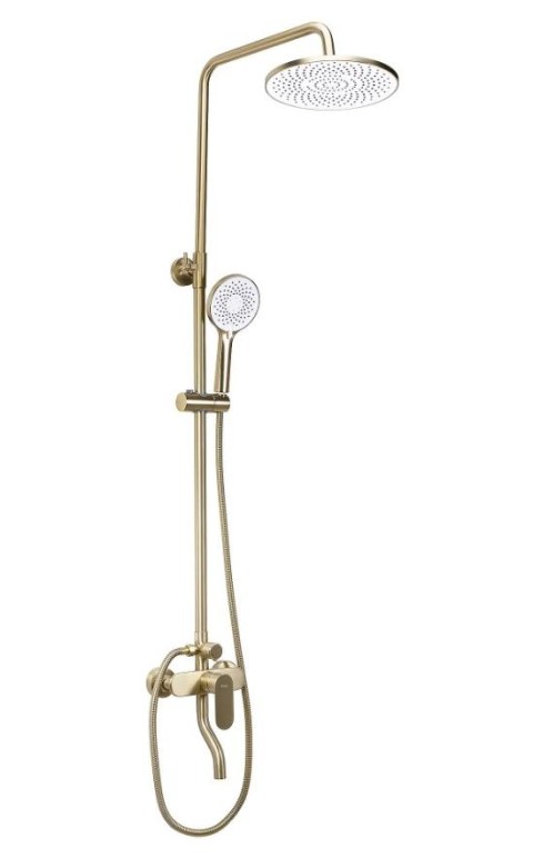 ZESTAW NATRYSKOWY DROP ZŁOTY SZCZOTKOWANY ZESTAW NATRYSKOWY DROP ZŁOTY SZCZOTKOWANY