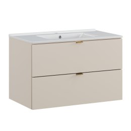 Zestaw meblowy Dalia Cashmere, 80cm z umywalką meblową Lava