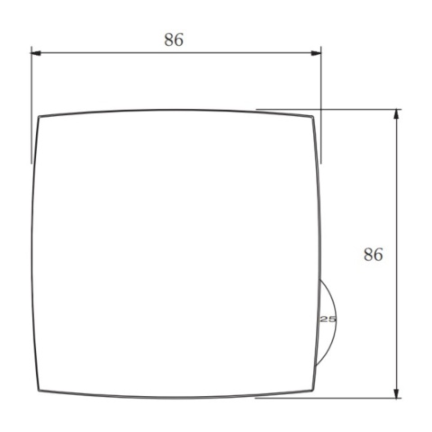 Czujnik pokojowy NTC z regulacją wartości zadanej REGIN Czujnik pokojowy NTC z regulacją wartości zadanej REGIN