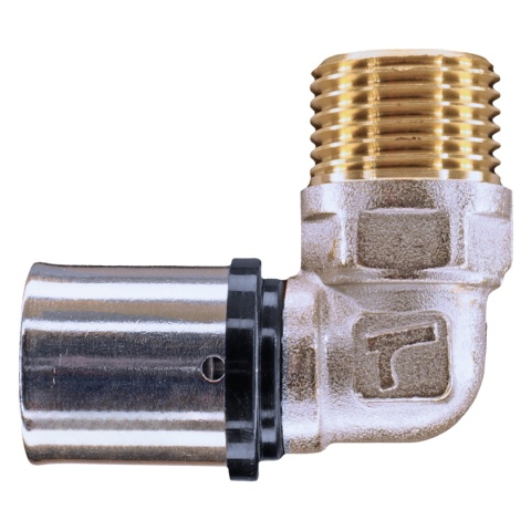 Kolano zaprasowywano-wkrętne GZ 20x1/2'' 90° TWEETOP