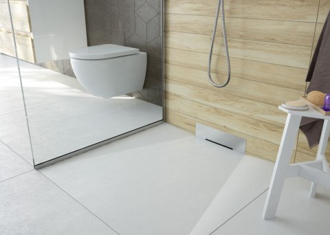 Odpływ liniowy ścienny 30 cm - ruszt pełny