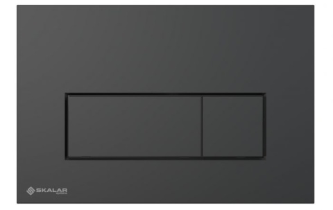 Przycisk do WC ALCA SKALAR CZARNY MAT cienki kompatybilny ze wszystkimi stelażami Alca plastikowy Przycisk do WC ALCA SKALAR CZARNY MAT cienki kompatybilny ze wszystkimi stelażami Alca plastikowy