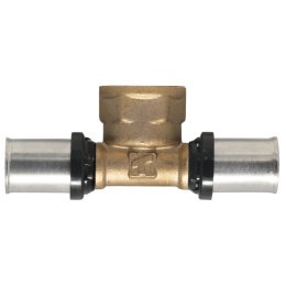 Trójnik zaprasowywano-nakrętny GW 25x3/4''x25 TWEETOP