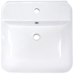 Umywalka ceramiczna nablatowa/ścienna z miejscem na baterię