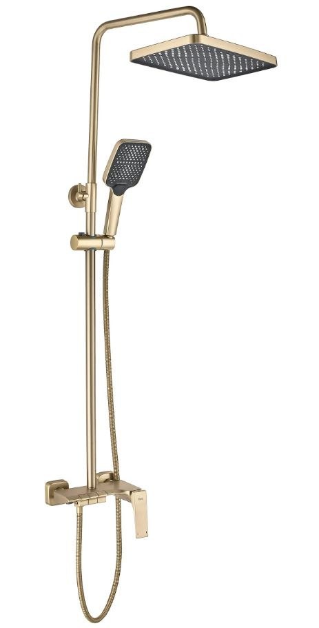 ZESTAW NATRYSKOWY JOE ZŁOTY SZCZOTKOWANY ZESTAW NATRYSKOWY JOE ZŁOTY SZCZOTKOWANY