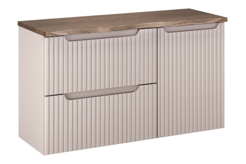 Zestaw meblowy NOVA CASHMERE 100cm z blatem i szafką z koszem na pranie Zestaw meblowy NOVA CASHMERE 100cm z blatem i szafką z koszem na pranie