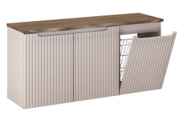 Zestaw meblowy NOVA CASHMERE 120cm z blatem i koszem na pranie