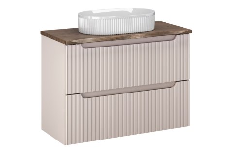 Zestaw meblowy NOVA CASHMERE 80cm z blatem i umywalką nablatową Beyond