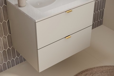 Zestaw meblowy Dalia Cashmere 80cm z blatem Nature Cremona Zestaw meblowy Dalia Cashmere 80cm z blatem Nature Cremona