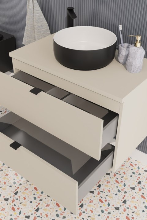 Zestaw meblowy DALIA CASHMERE 60cm z blatem NATURE CREMONA COMAD Zestaw meblowy DALIA CASHMERE 60cm z blatem NATURE CREMONA COMAD