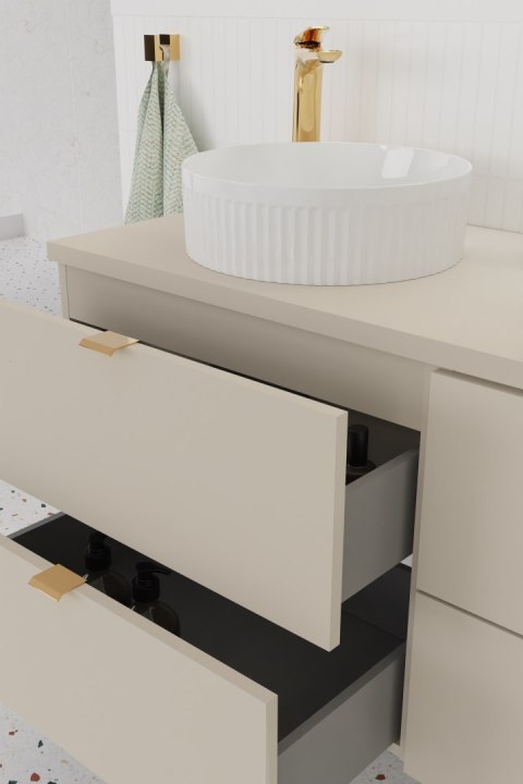 Zestaw meblowy DALIA CASHMERE 60cm z blatem NATURE CREMONA COMAD Zestaw meblowy DALIA CASHMERE 60cm z blatem NATURE CREMONA COMAD