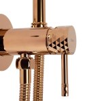 BATERIA BIDETOWA PODTYN LOOP LUNGO DIAMOND MIEDŹ