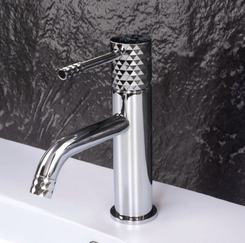 BATERIA UMYWALKOWA LUNGO DIAMOND CHROM NISKA