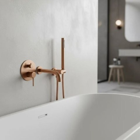 BATERIA WANNOWA PODTYNKOWA LUNGO MIEDŹ SZCZO + BOX