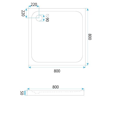 BRODZIK BELMOND WHITE 80x100