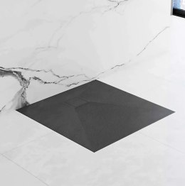 BRODZIK MAGNUM BLACK 80x100 + SYFON