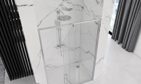 DRZWI PRYSZNICOWE RAPID SWING CHROM 120