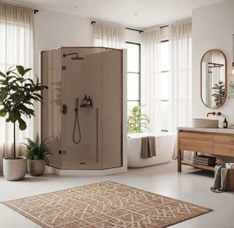 KABINA DIAMOND BROWN/BRUSH COPPER 90x90