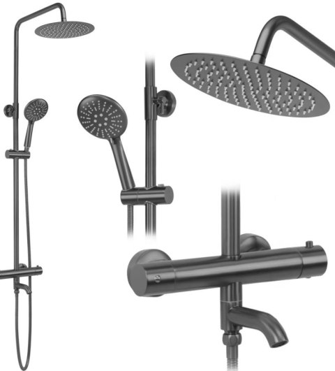 ZESTAW NATRYSKOWO-WANNOWY LUNGO TYTAN TERMOSTAT ZESTAW NATRYSKOWO-WANNOWY LUNGO TYTAN TERMOSTAT