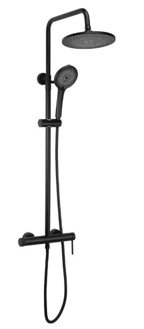 ZESTAW NATRYSKOWY JS-H7023B FOSS CLIF CZARNY