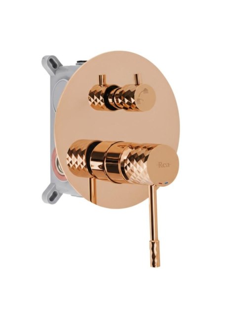 ZESTAW NATRYSKOWY PODTY LUNGO DIAMOND MIEDŹ + BOX ZESTAW NATRYSKOWY PODTY LUNGO DIAMOND MIEDŹ + BOX