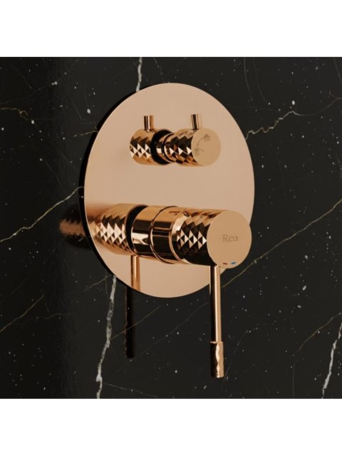 ZESTAW NATRYSKOWY PODTY LUNGO DIAMOND MIEDŹ + BOX ZESTAW NATRYSKOWY PODTY LUNGO DIAMOND MIEDŹ + BOX