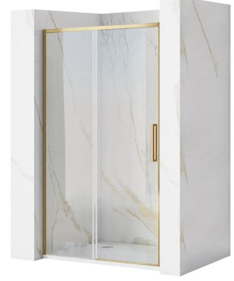 DRZWI PRYSZNICOWE RAPID SLIDE BRUSH GOLD 150