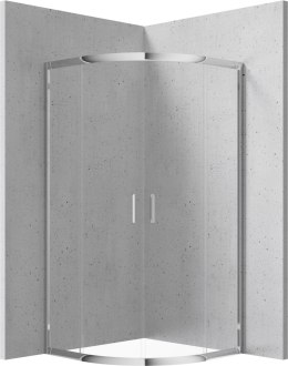 Kabina prysznicowa półokrągła 80x80 cm