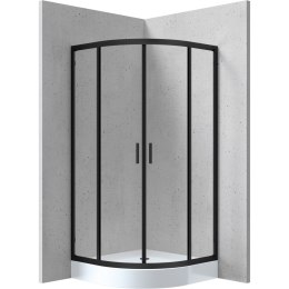 Kabina prysznicowa półokrągła 90x90 cm