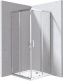 Kabina prysznicowa z brodzikiem kwadratowa 80x80 cm