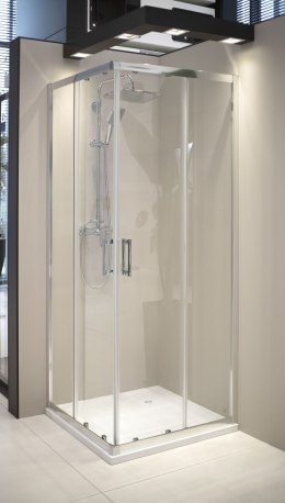 Kabina prysznicowa z brodzikiem kwadratowa 80x80 cm