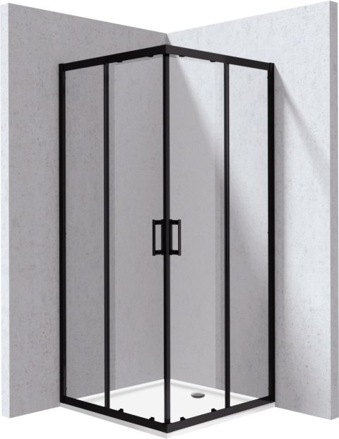 Kabina prysznicowa z brodzikiem kwadratowa 80x80 cm