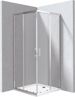 Kabina prysznicowa z brodzikiem kwadratowa 90x90 cm