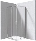 Kabina prysznicowa z brodzikiem prostokątna 80x90 cm