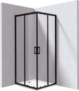 Kabina prysznicowa z brodzikiem prostokątna 80x90 cm