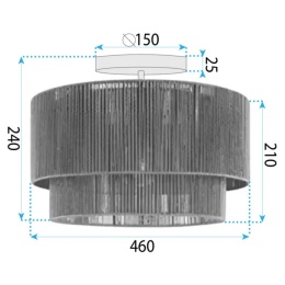Lampa sufitowa APP1838-1F