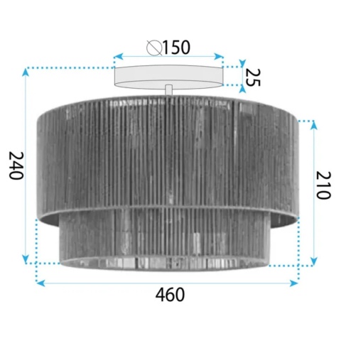Lampa sufitowa APP1838-1F