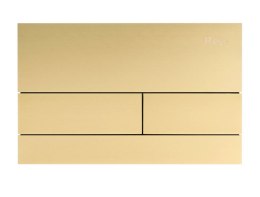 PRZYCISK DO STELAŻA PODTYNKOWEG T STEEL BRUSH GOLD