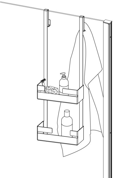 Półka wieszana na kabinę