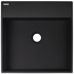 Umywalka granitowa nablatowa z miejscem na baterię - 400x400 mm