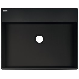 Umywalka granitowa nablatowa z miejscem na baterię - 500x400 mm