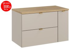 Zestaw meblowy 80cm z blatem i szafką cargo