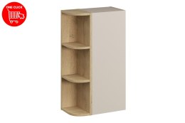 Zestaw meblowy z półsłupkiem i regałem