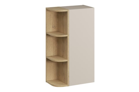 Zestaw meblowy z półsłupkiem i regałem