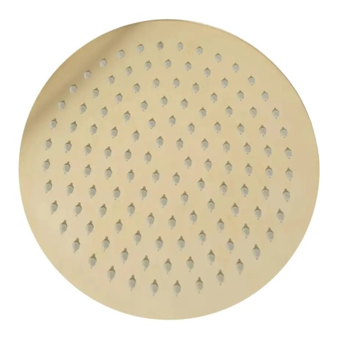 Deszczownica okrągła złota szczotkowana REA 25 cm