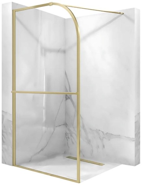 ŚCIANKA PRYSZNICOWA SKY BRUSH GOLD 120